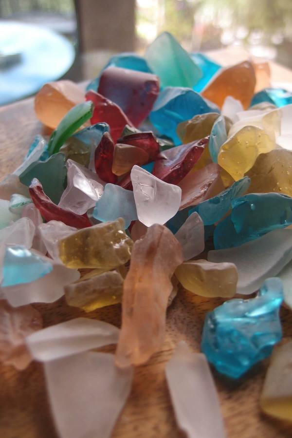 Shells | Beach Glass Multicolor 3/4 Lb. Sea Glass Sea Glass