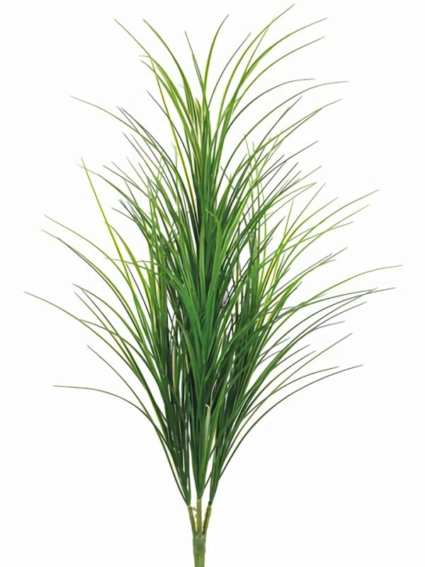 Stemmed | Tall Pvc Grass Spray 32In Flowers Stemmed