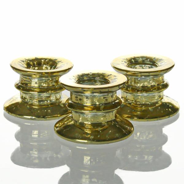 Taper Candle Holders | Athena Taper Candle Holder Gold Set Of 144 Candle Holders Mercury Candle Holders