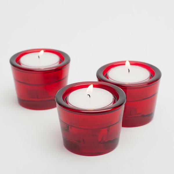 Taper Candle Holders | Multi-Use Tealight And Taper Holder Red Set Of 12 Candle Holders Taper Candle Holders