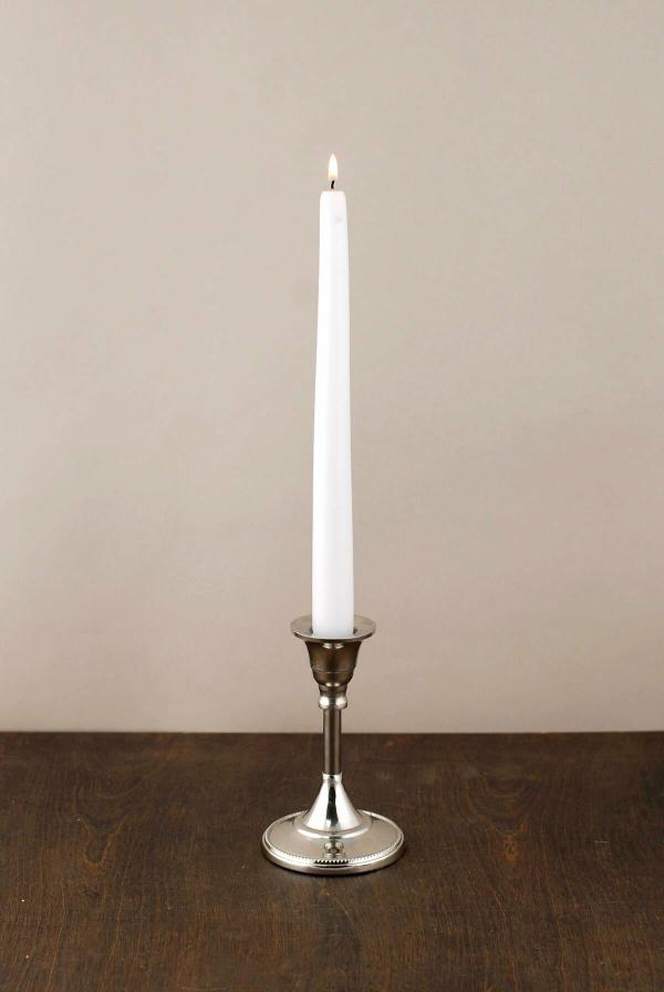 Taper Candle Holders | Taper Candlestick Silver 5In Candle Holders Taper Candle Holders