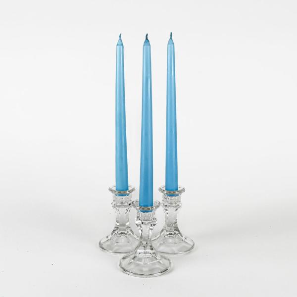 Taper Candles | Taper Candles 10" Light Blue Set Of 10 Candles Taper Candles