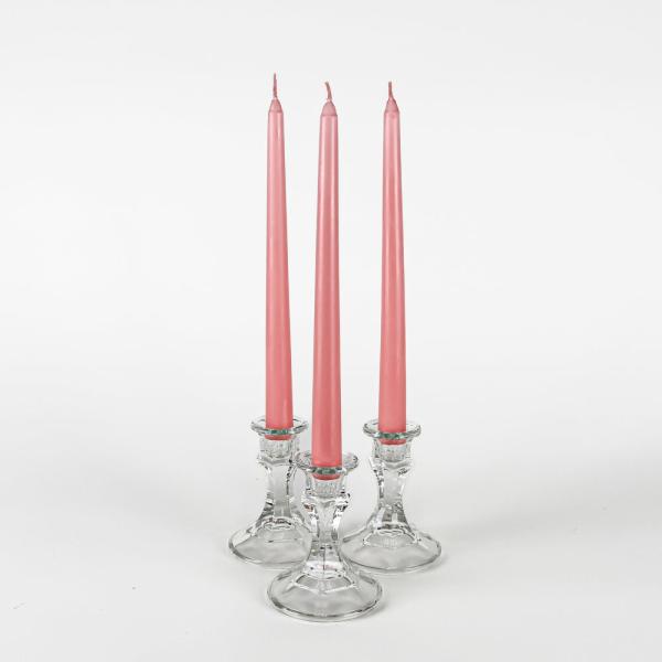 Taper Candles | Taper Candles 10" Pink Set Of 10 Candles Taper Candles