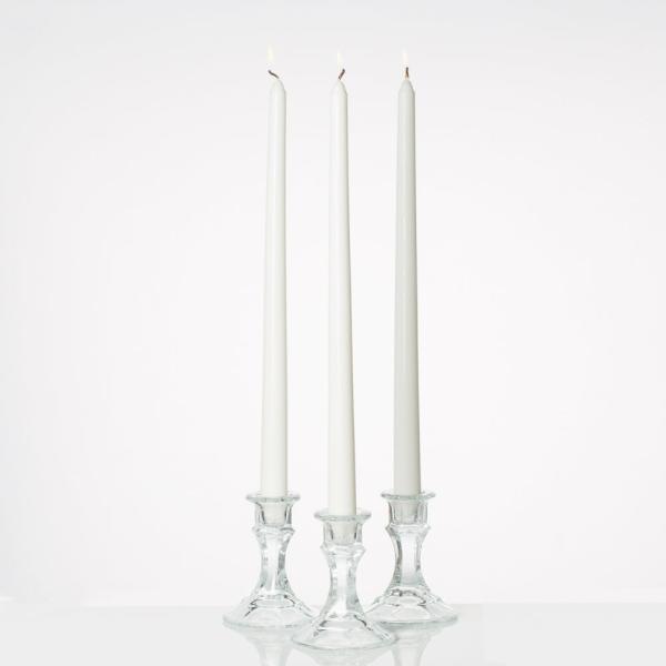 Taper Candles | Taper Candles 14" White Set Of 10 Candles Taper Candles