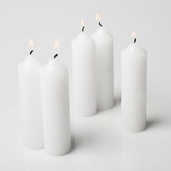 Taper Candles | Vigil Candles White Set Of 200 Candles Taper Candles