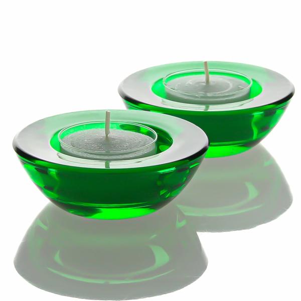 Tealight Candle Holders | Chunky Tealight Candle Holder Green Set Of 12 Candle Holders Tealight Candle Holders