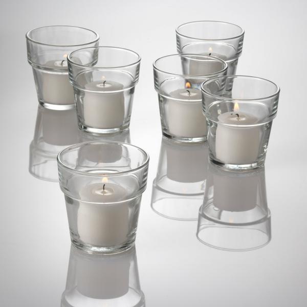 Tealight Candle Holders | Flowerpot Votive Candle Holder Set Of 72 Candle Holders Tealight Candle Holders