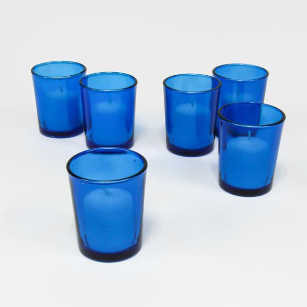 Tealight Candle Holders | Votive Holder Blue Set Of 12 Candle Holders Tealight Candle Holders