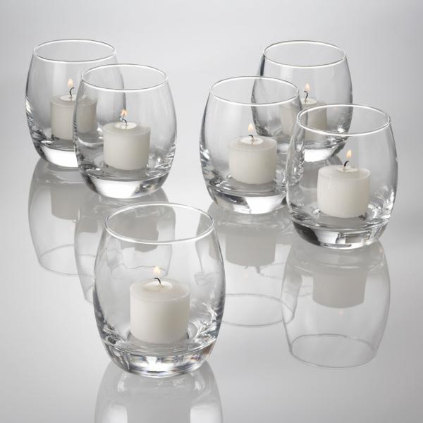 Votive Candle Holders | Grande Hurricane Votive Candle Holder Set Of 48 Candle Holders Tealight Candle Holders