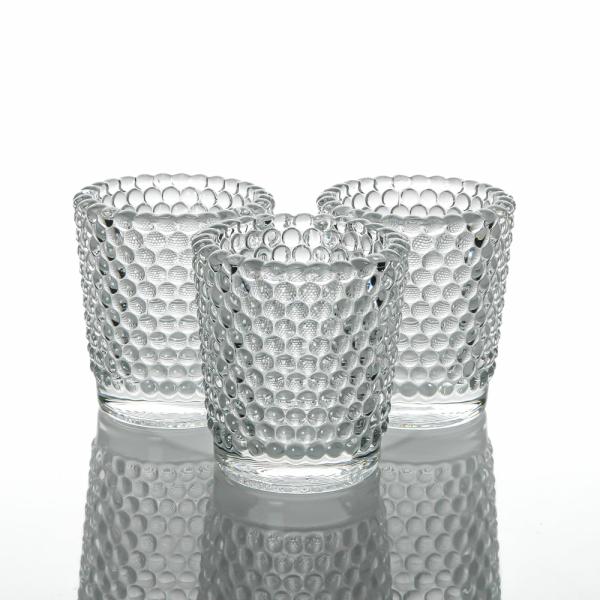 Votive Candle Holders | Votive Holder Hobnail Clear Set Of 12 Candle Holders Votive Candle Holders