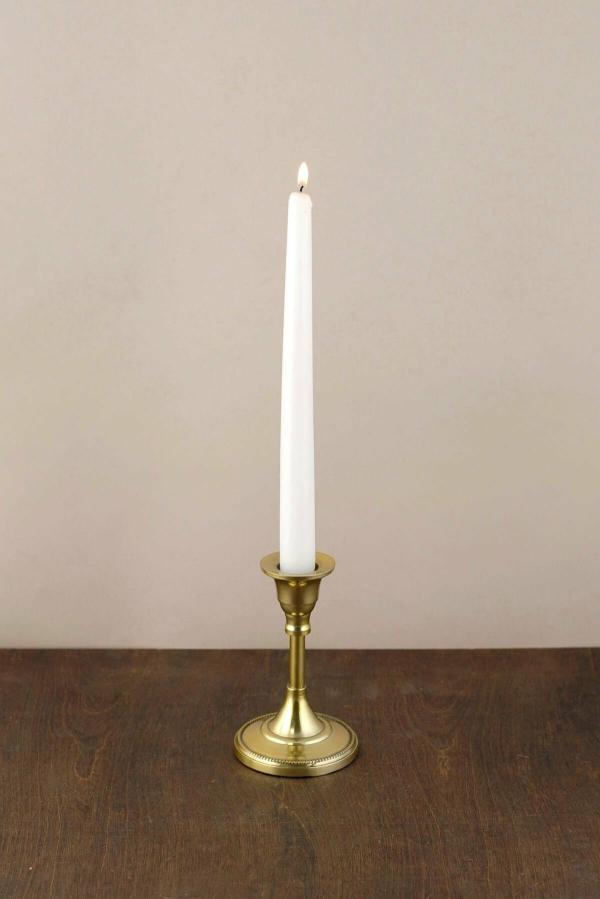 Taper Candle Holders | Taper Candlestick Gold 5In Candle Holders Taper Candle Holders