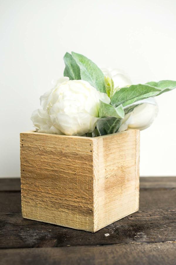 Boxes | Handmade Wooden Berry Box 4In Square Untreated Boxes Boxes